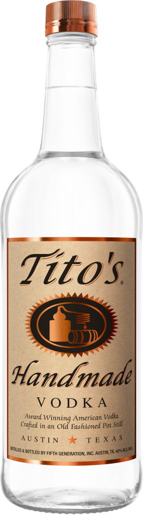 Tito's Handmade Vodka, 1 L bottle