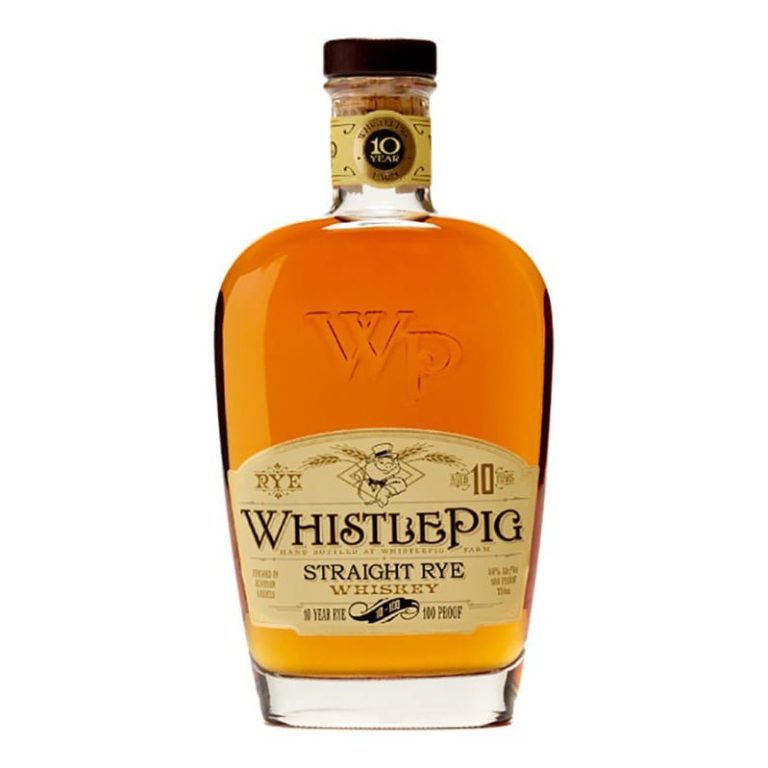 WhistlePig Rye 10 Year, 750 ml product packaging