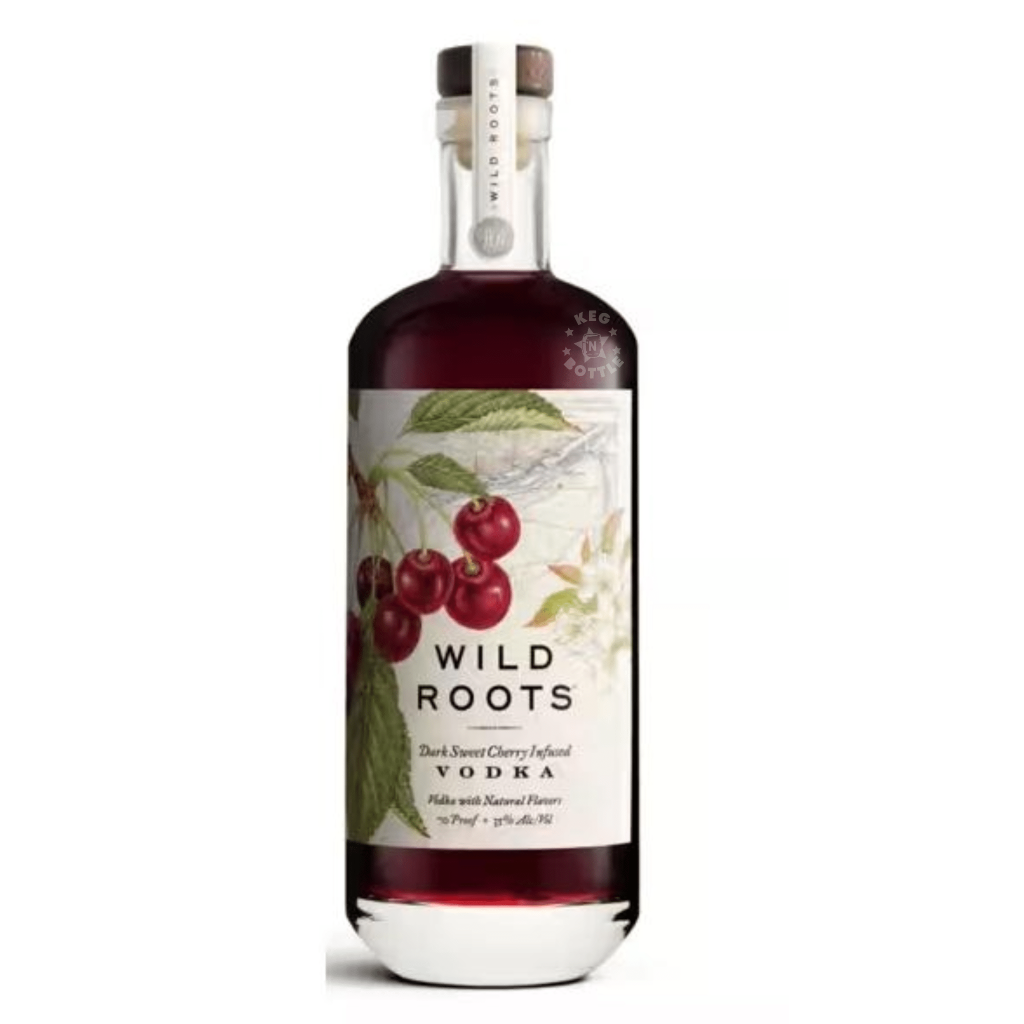 Wild Roots Dark Cherry Vodka, 750 ml product packaging