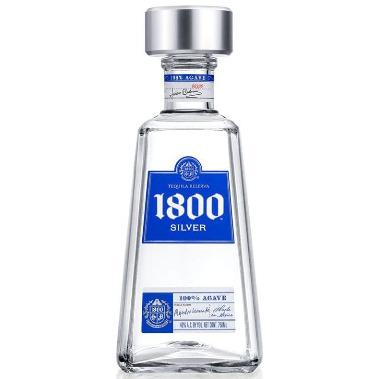 1800 Silver Tequila, 750 ml product packaging