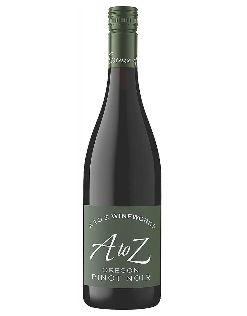 A to Z Pinot Noir, 750 ml product packaging