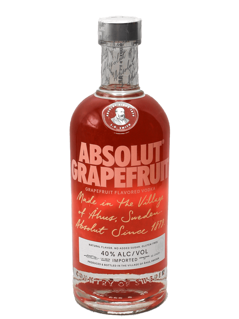 Absolut Grapefruit Vodka, 750 ml product packaging