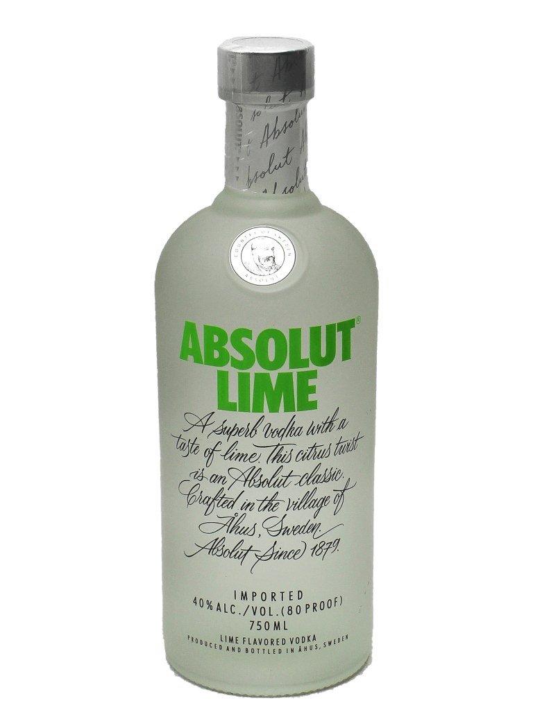 Absolut Lime Vodka, 750 ml product packaging