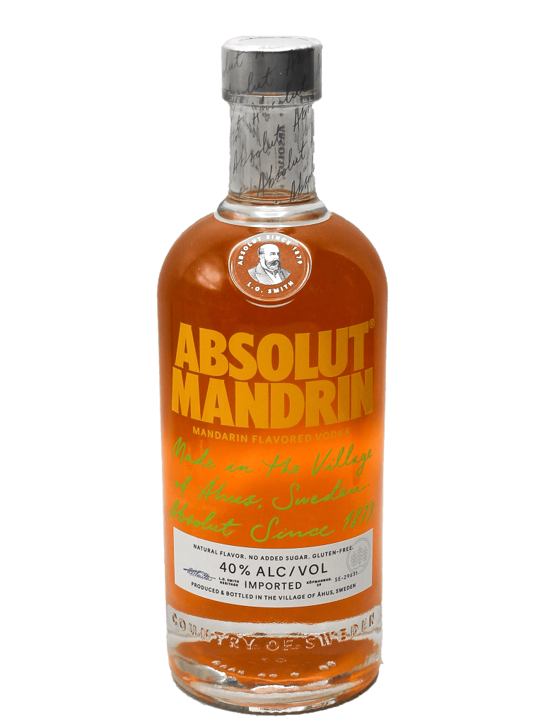 Absolut Mandrin Vodka, 750 ml product packaging