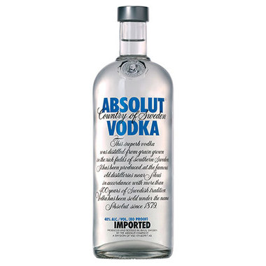 Absolut Original Vodka 750 ml bottle