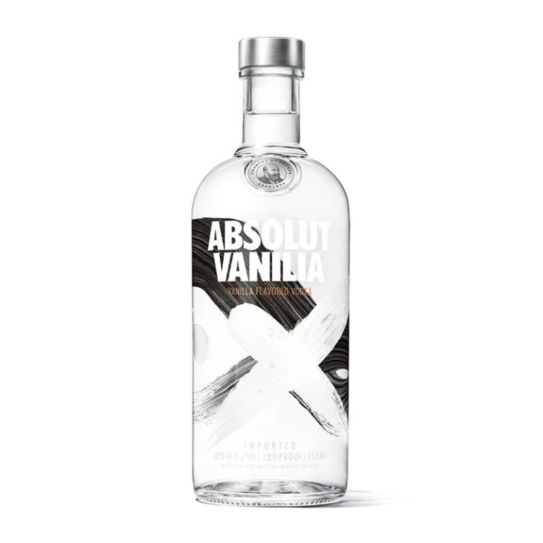 Absolut Vanilia Vodka, 750 ml product packaging