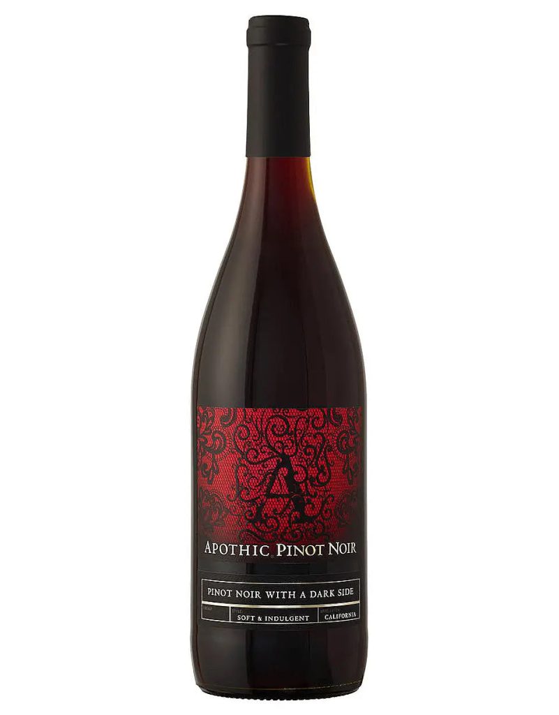 Apothic Pinot Noir, 750 ml product packaging