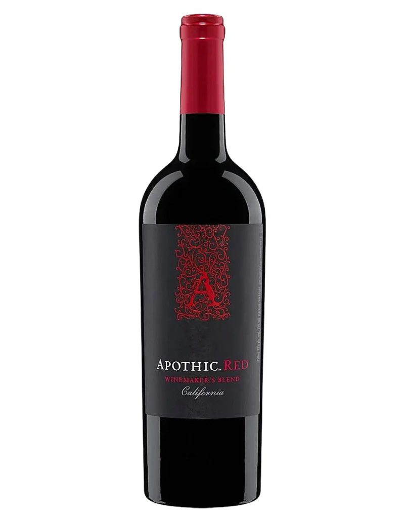Apothic Red, 750 ml product packaging