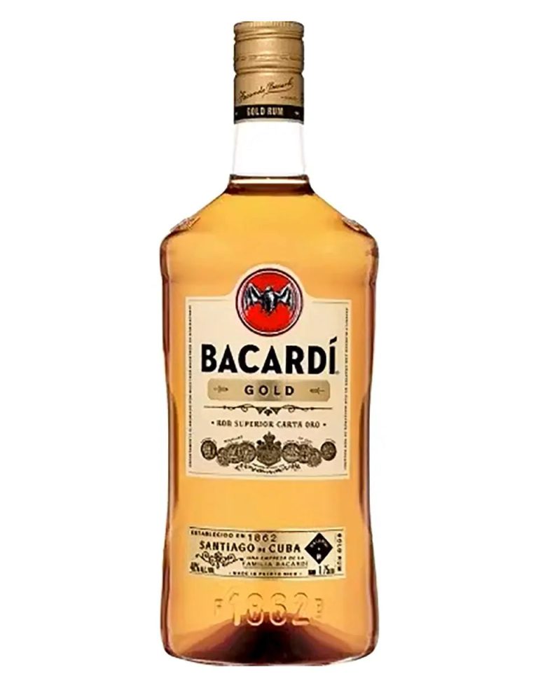 Bacardi Gold Rum, 1.75 L product packaging