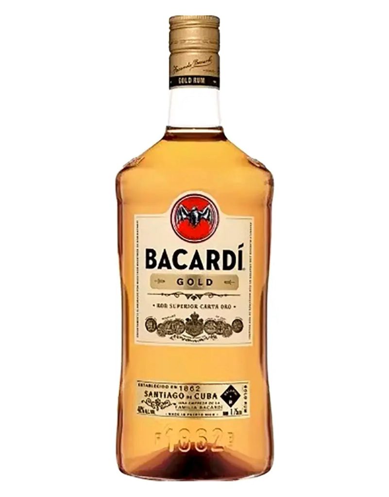 Bacardi Gold Rum, 1.75 L product packaging