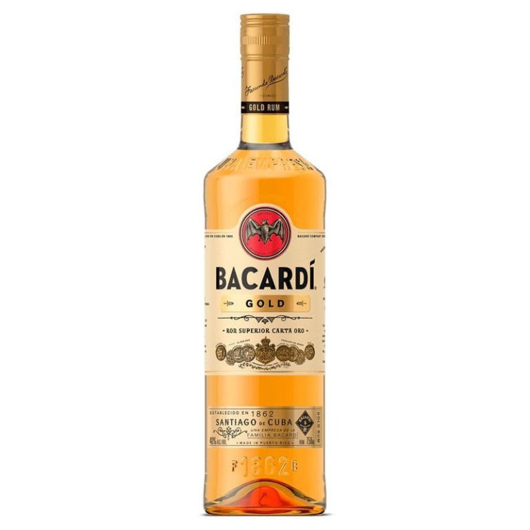 Bacardi Gold Rum, 750 ml product packaging