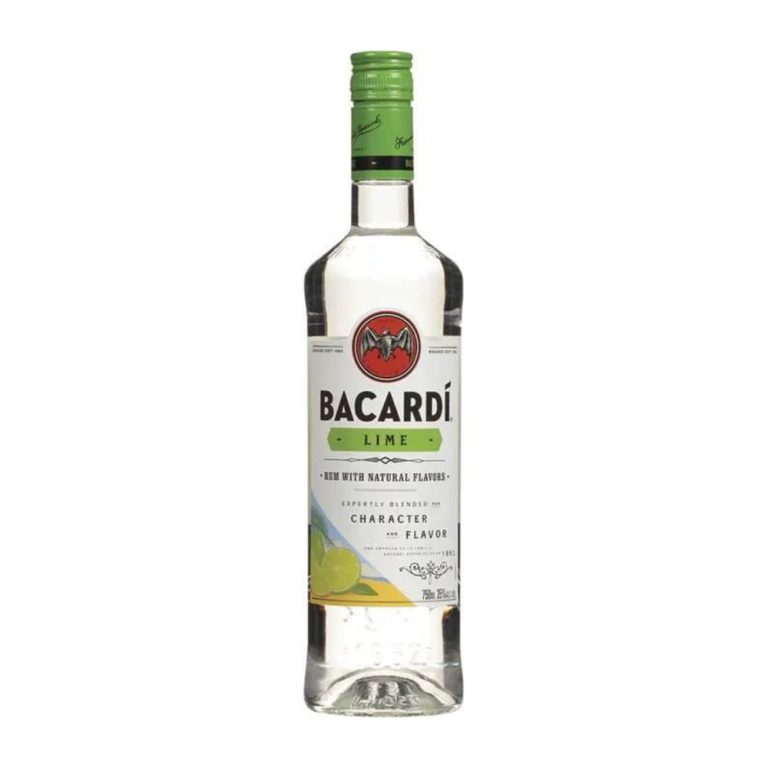 Bacardi Lime Rum, 750 ml product packaging