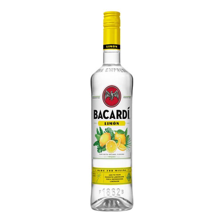 Bacardi Limón Rum, 750 ml product packaging
