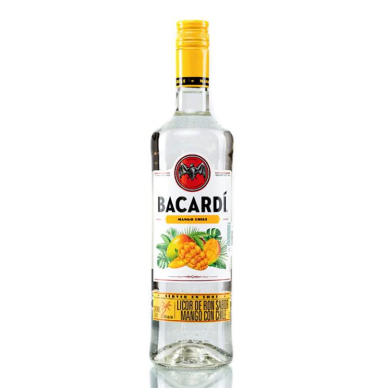 Bacardi Mango Chile Rum, 750 ml product packaging