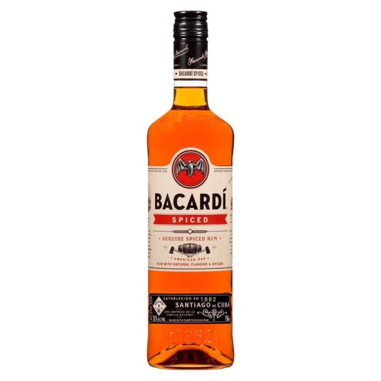 Bacardi Spiced Rum, 750 ml product packaging