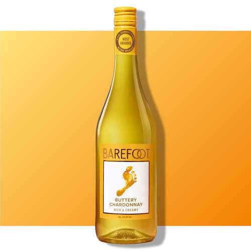 Barefoot Buttery Chardonnay, 750 ml bottle