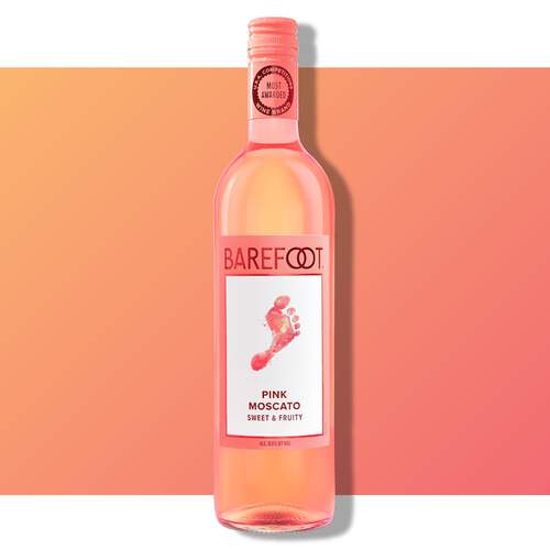 Barefoot Pink Moscato, 750 ml bottle