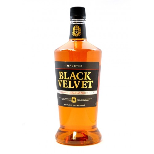 Black Velvet Canadian whisky bottle