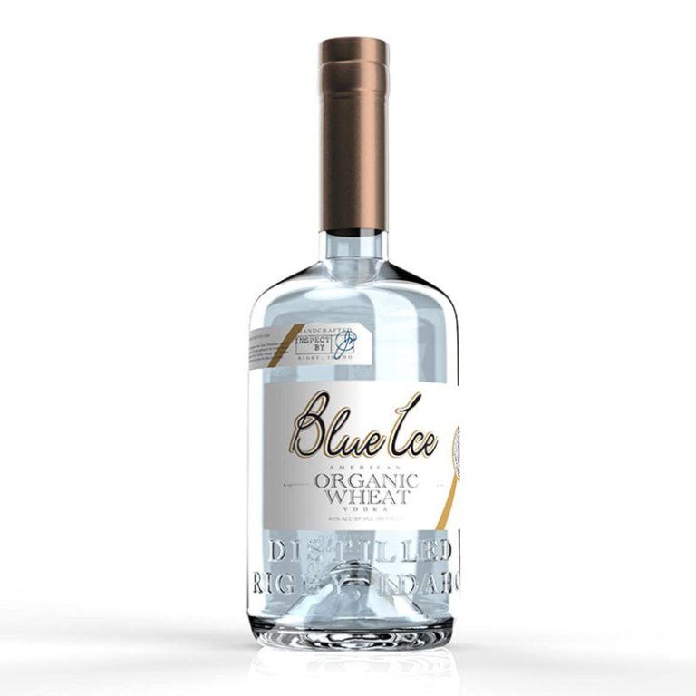 Blue Ice Organic Wheat, 750 ml product packaging