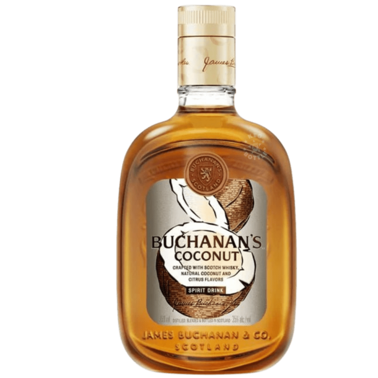 Buchanan's Coconut, 750 ml product packaging