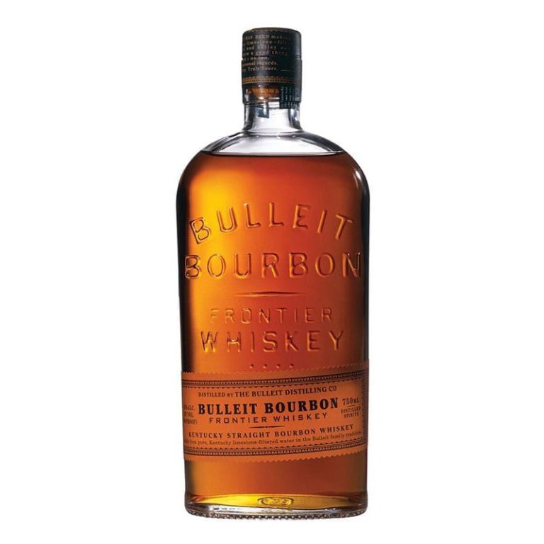 Bulleit Bourbon, 750 ml product packaging