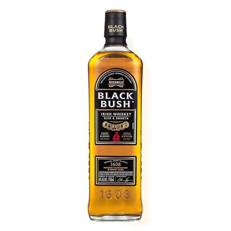Bushmills Black Bush $$, 750 ml product packaging