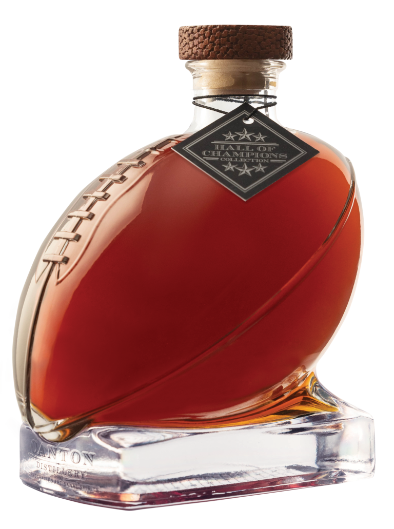 Canton Football Decanter Bourbon, 750 ml bottle