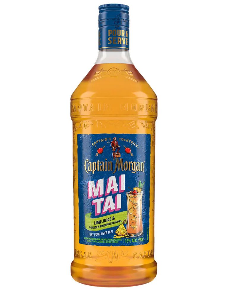 Captain Morgan Mai Tai Ready-to-Drink, 1.75 L product packaging