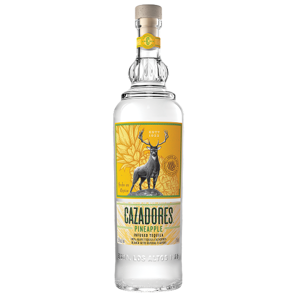 Cazadores Pineapple Infused Tequila, 750 ml bottle