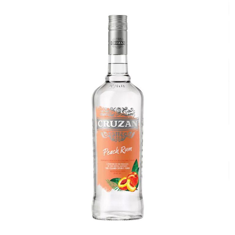 Cruzan Peach Rum, 750 ml product packaging