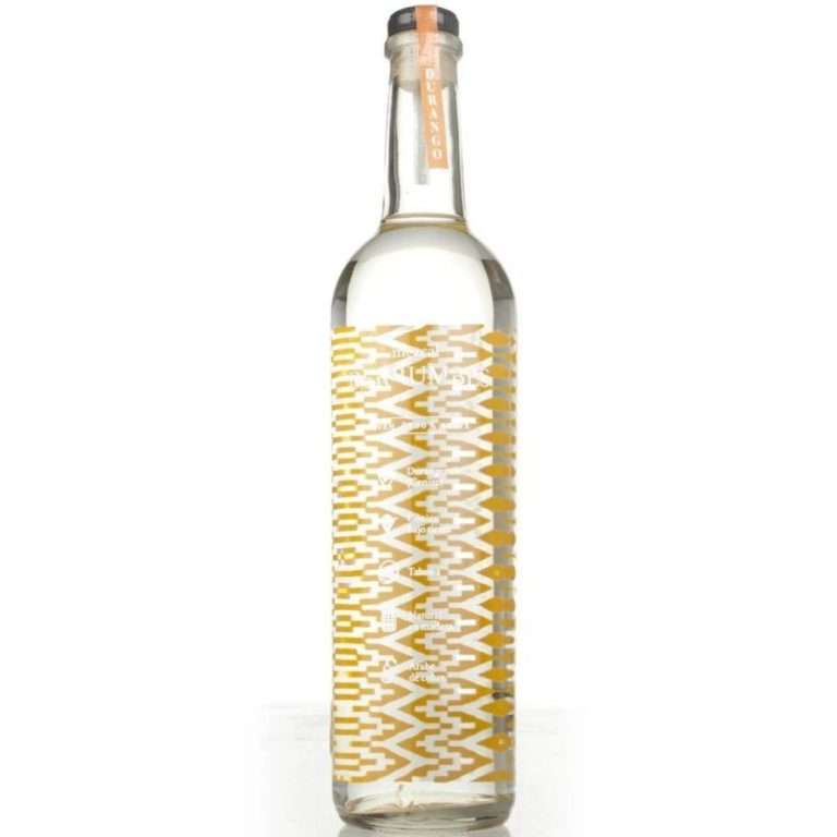 Derrumbes Durango Mezcal, 750 ml product packaging