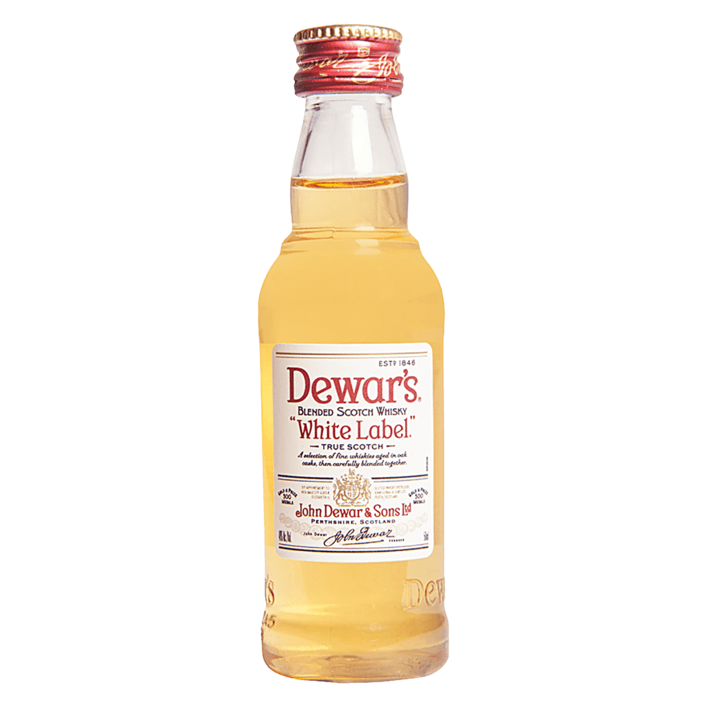 Dewar's White Label, 50 ml product packaging