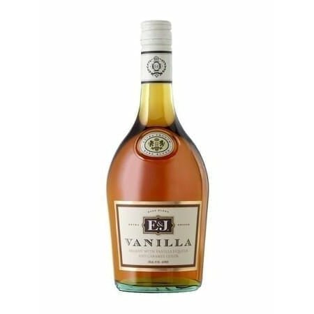 E&J Vanilla, 750 ml product packaging
