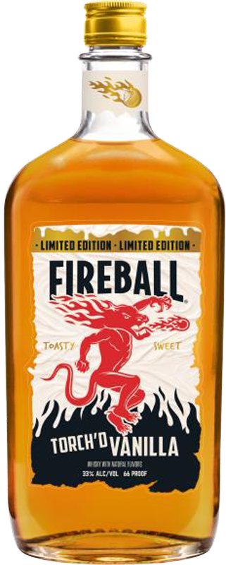 Fireball Vanilla, 750 ml product packaging