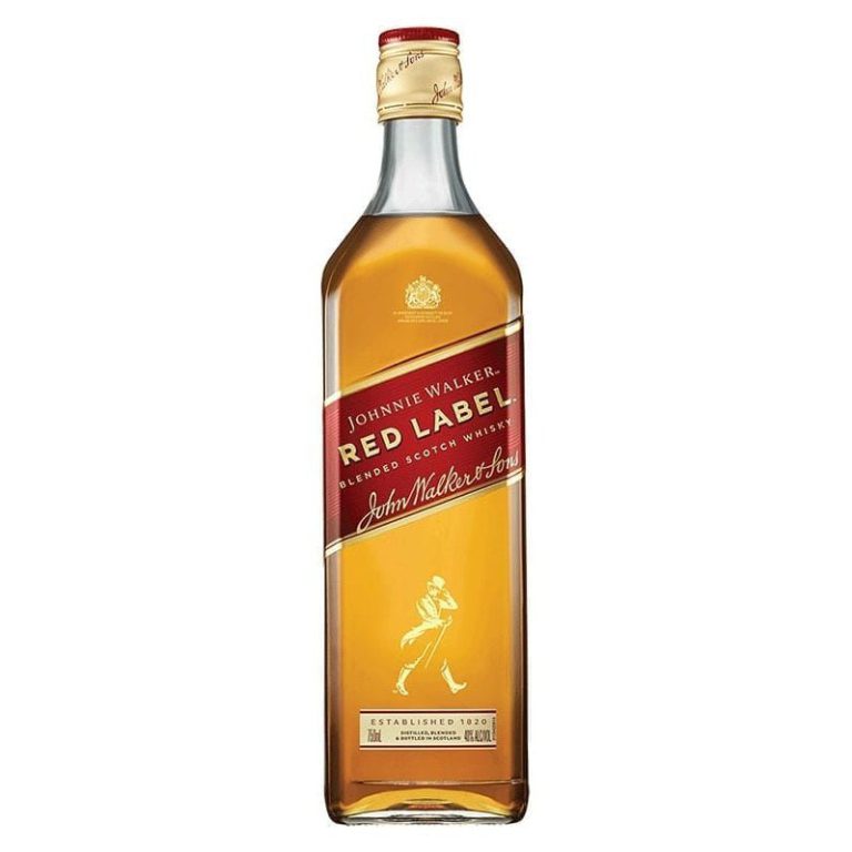 Johnnie Walker Red Label Blended Scotch Whisky, 750 ml product packaging