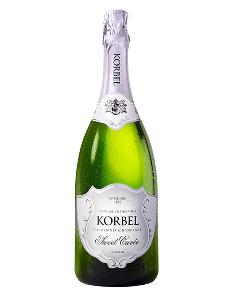 Korbel Sweet Cuvee, 750 ml product packaging