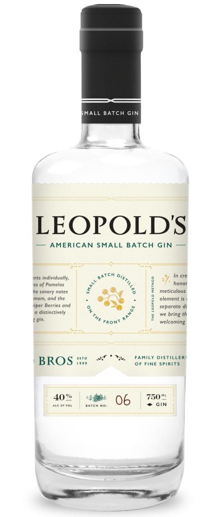 Leopold Bros. American Small Batch Gin, 750 ml, Single package