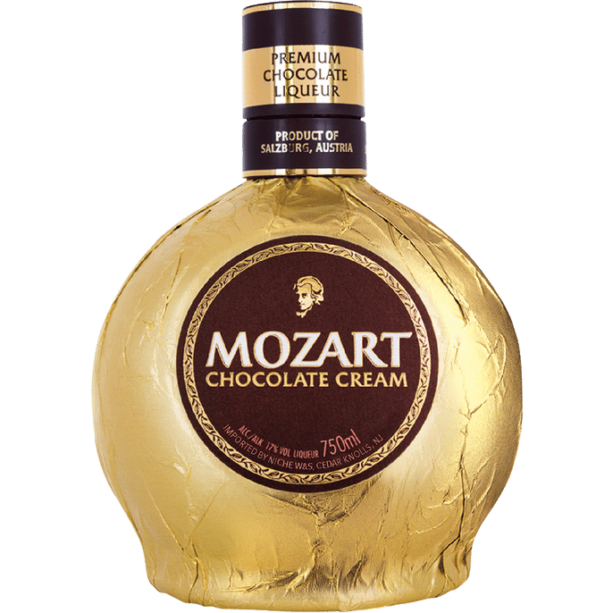 Mozart Chocolate Cream Liqueur, 750 ml product packaging