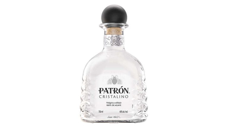 Patrón Cristalino Añejo Tequila, 750 ml package