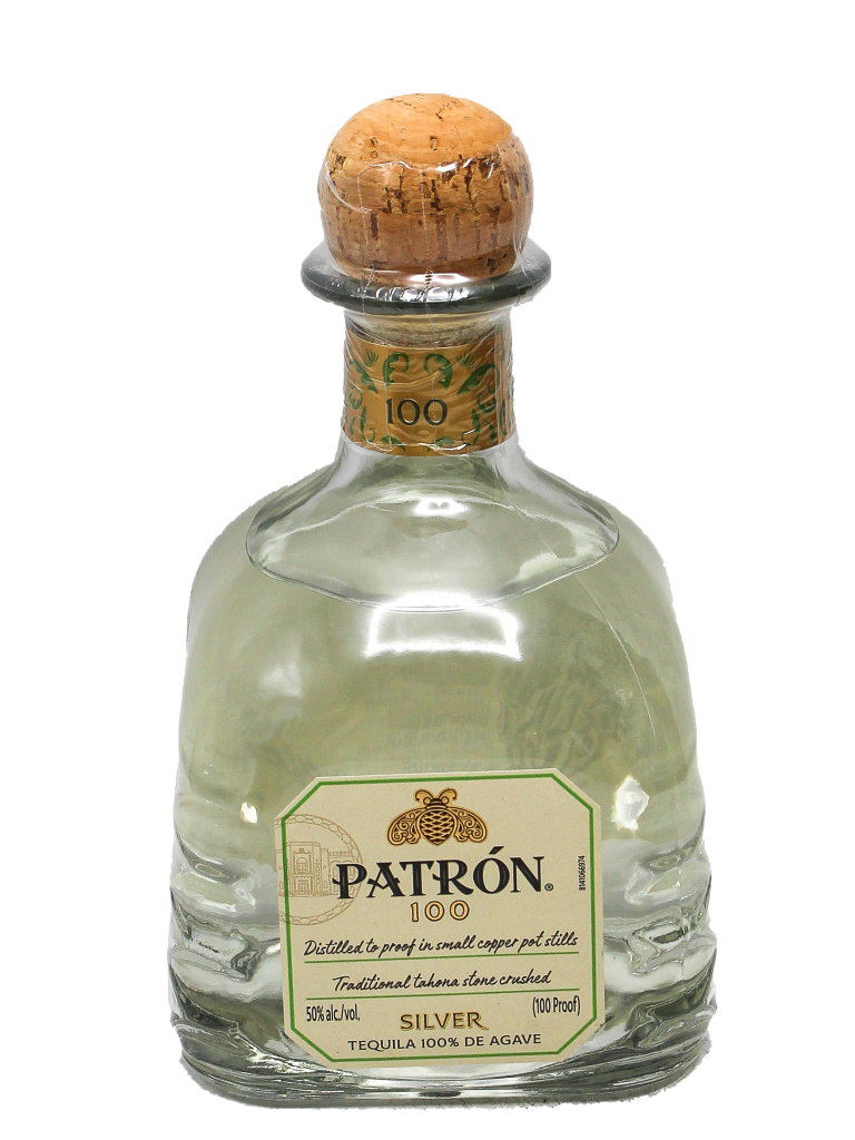 Patrón Silver 100 Proof Tequila, 750 ml product packaging