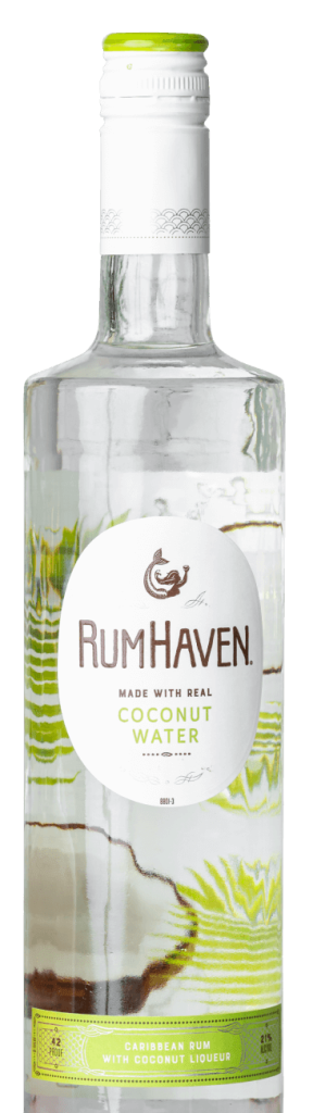 RumHaven Coconut Rum Liqueur, 750 ml package
