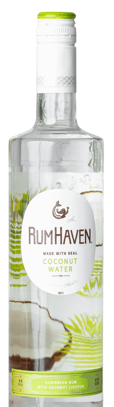 RumHaven Coconut Rum Liqueur, 750 ml package