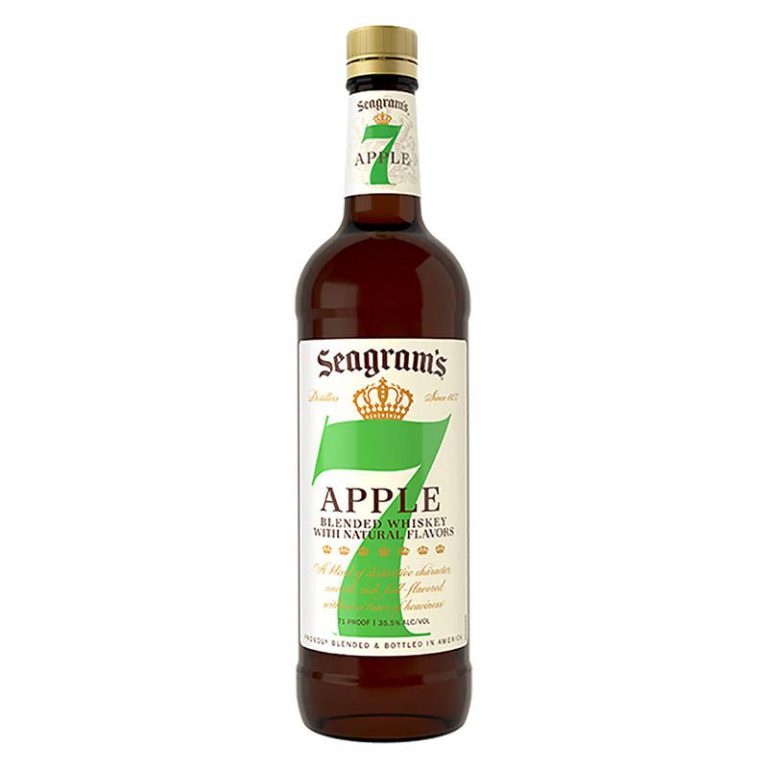 Seagram's 7 Apple, 750 ml product packaging