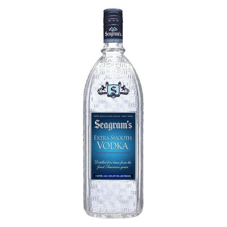 Seagram's Vodka, 750 ml product packaging