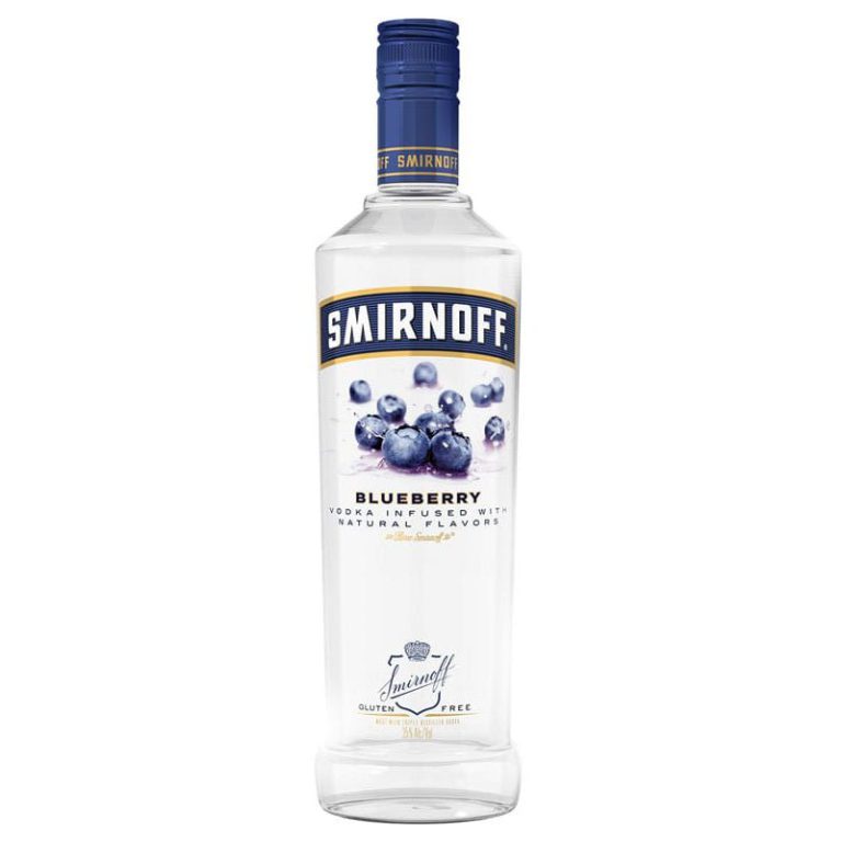 Smirnoff Blueberry, 750 ml product packaging