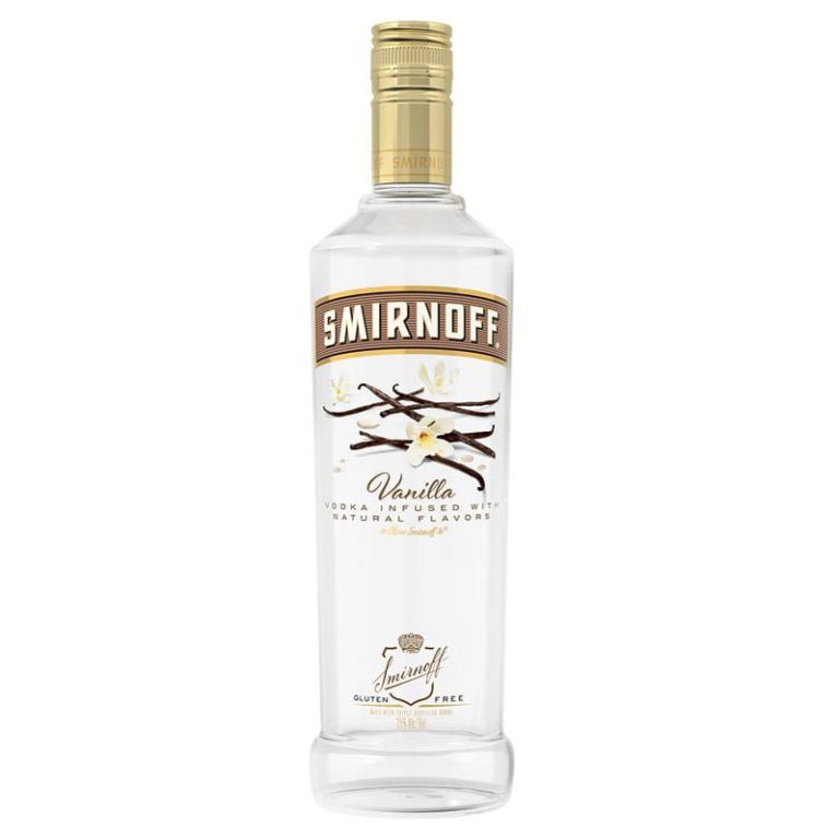Smirnoff Vanilla, 750 ml product packaging