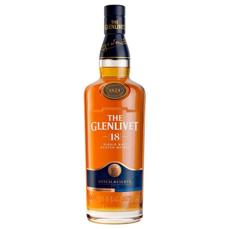The Glenlivet 18 Year Single Malt Scotch Whisky, 750 ml product packaging