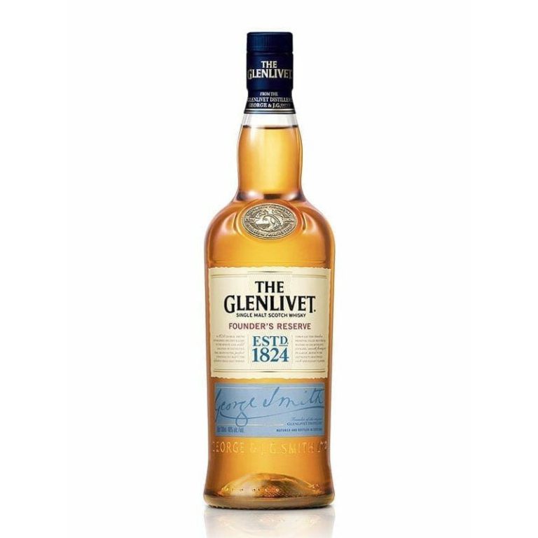 The Glenlivet Founder's Reserve Single Malt Scotch Whisky, 750 ml product packaging