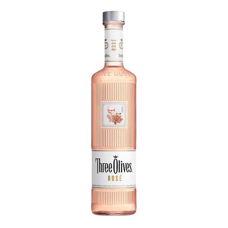 Three Olives Rose, 750 ml product packaging