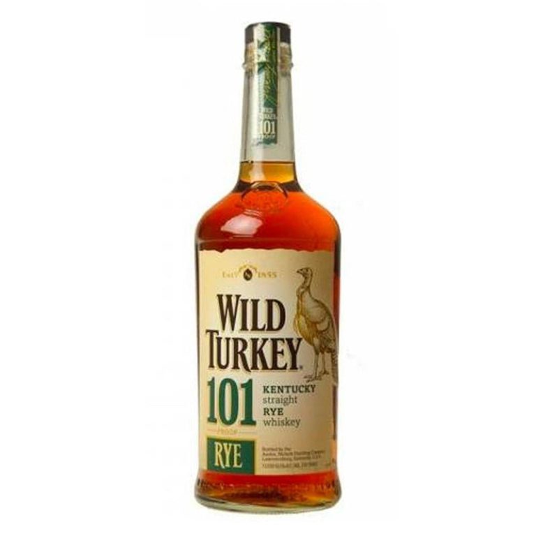 Wild Turkey 101 Rye, 750 ml product packaging